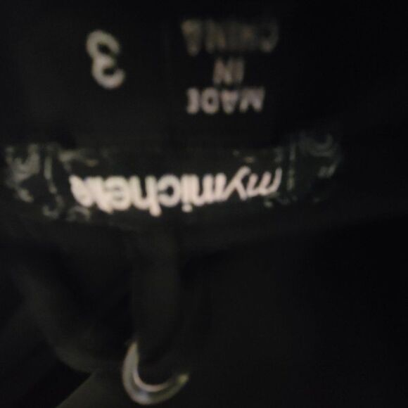 * MY MICHELE BLACK ASYMMETRICAL MAXI GOWN - Picture 6 of 10